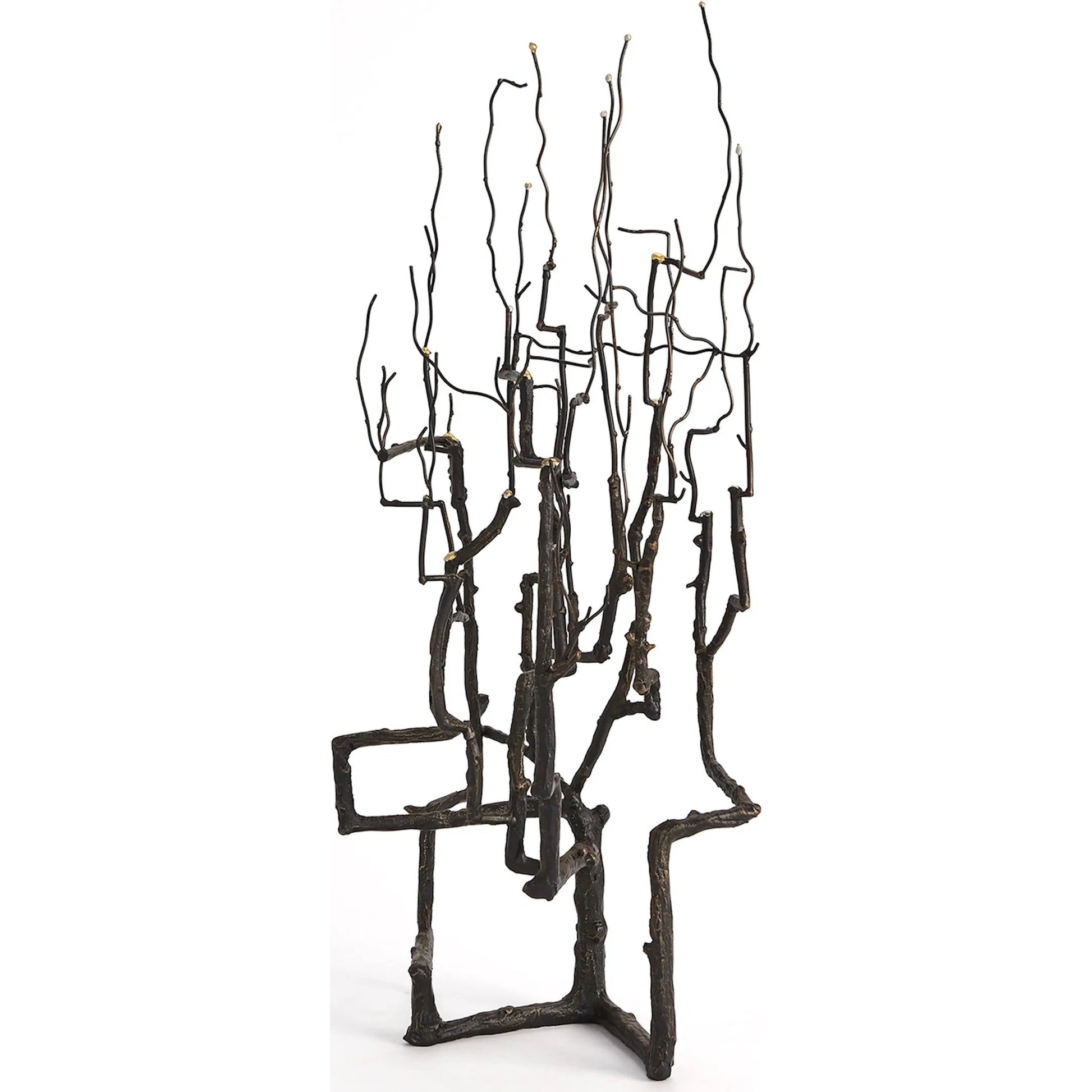 Willow Sculpture by Global Views in bronze. Made from unique in a modern style.