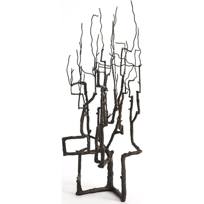 Willow Sculpture by Global Views in bronze. Made from unique in a modern style.