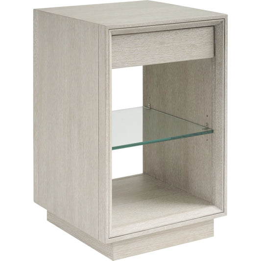 Rosario Open Night Table by Tommy Bahama Home. Made from wood in a unique style.