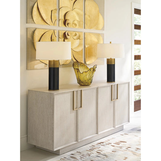 La Casa Buffet by Tommy Bahama Home. Made from wood in a unique style.