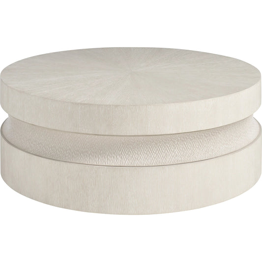 Bianca Round Cocktail Table by Tommy Bahama Home. Made from wood in a unique style.