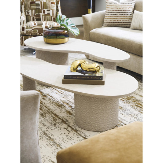 Linea Nested Cocktail Tables by Tommy Bahama Home. Made from wood in a unique style.