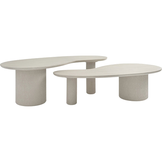 Linea Nested Cocktail Tables by Tommy Bahama Home. Made from wood in a unique style.