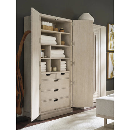 Tamara Tall Chest by Tommy Bahama Home. Made from wood in a unique style.