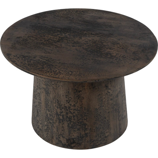 Hattie Drum Coffee Table by Butler Specialty Company in brown. Made from mango solids in a unique style.