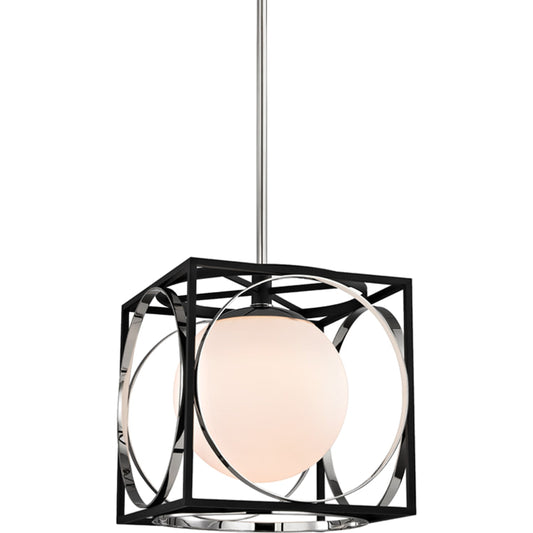 Wadsworth Pendant by Hudson Valley. Made from steel in a modern style.