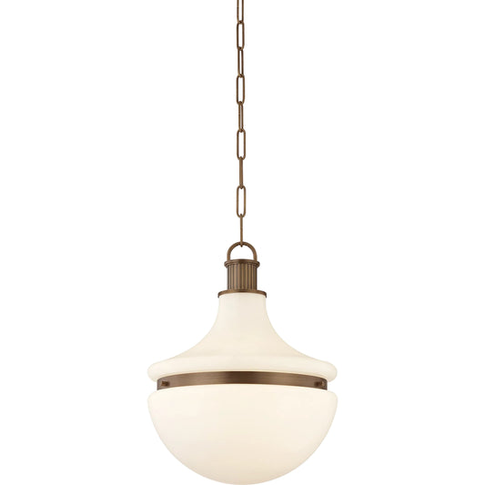 Barryville Pendant by Hudson Valley in historic bronze. Made from unique in a modern style.