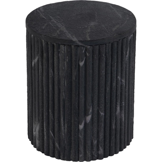 Sylvester Marble Side Table by Butler Specialty Company in gray, white. Made from marble, mdf in a unique style.