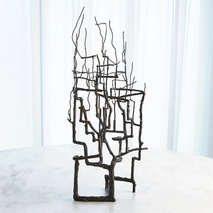 Willow Sculpture by Global Views in bronze. Made from unique in a modern style.