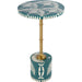 Bethel Bone Inlay Side Table by Butler Specialty Company. Made from mdf, iron, bone, resin in a unique style.