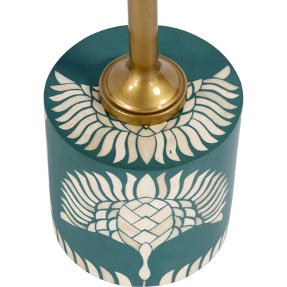 Bethel Bone Inlay Side Table by Butler Specialty Company. Made from mdf, iron, bone, resin in a unique style.