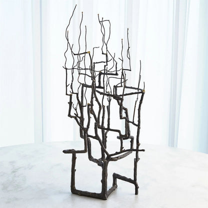 Willow Sculpture by Global Views in bronze. Made from unique in a modern style.