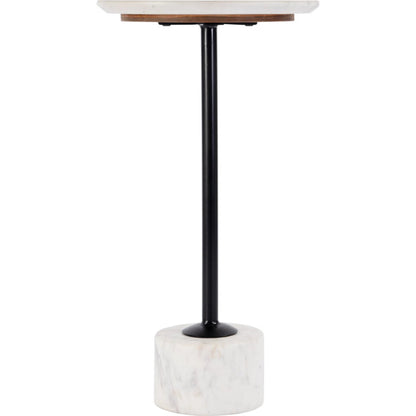 Graham Side Table by Butler Specialty Company in black, white. Made from marble, iron, mdf in a modern style.