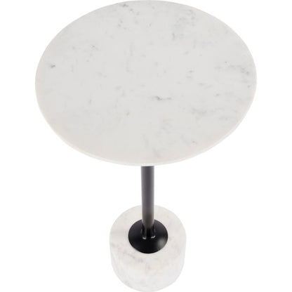 Graham Side Table by Butler Specialty Company in black, white. Made from marble, iron, mdf in a modern style.