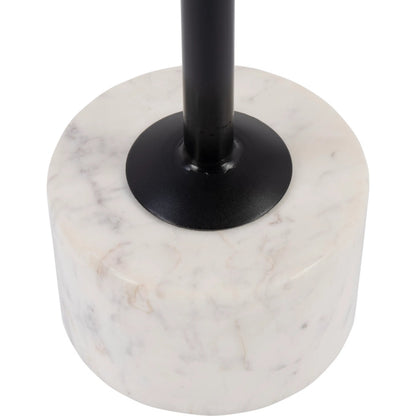 Graham Side Table by Butler Specialty Company in black, white. Made from marble, iron, mdf in a modern style.