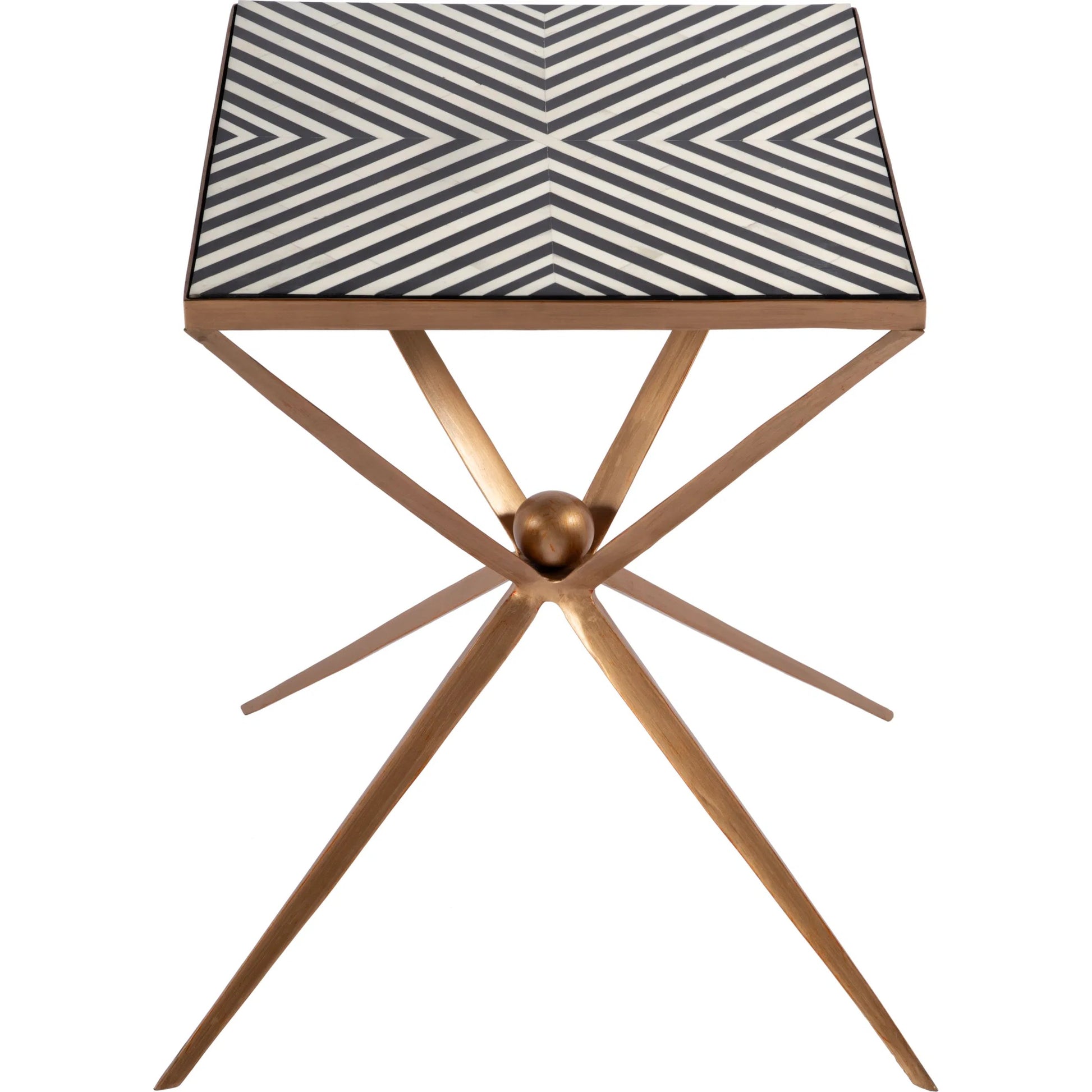 Issa Square Bone In-Lay Side Table by Butler Specialty Company in multi. Made from aluminum, iron, mdf, bone, resin in a eclectic & global style.