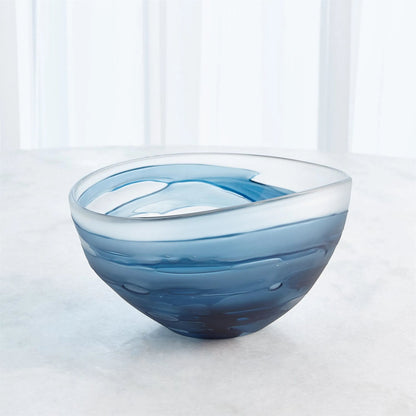 Glacier Vase by Global Views in blue. Made from unique in a modern style.