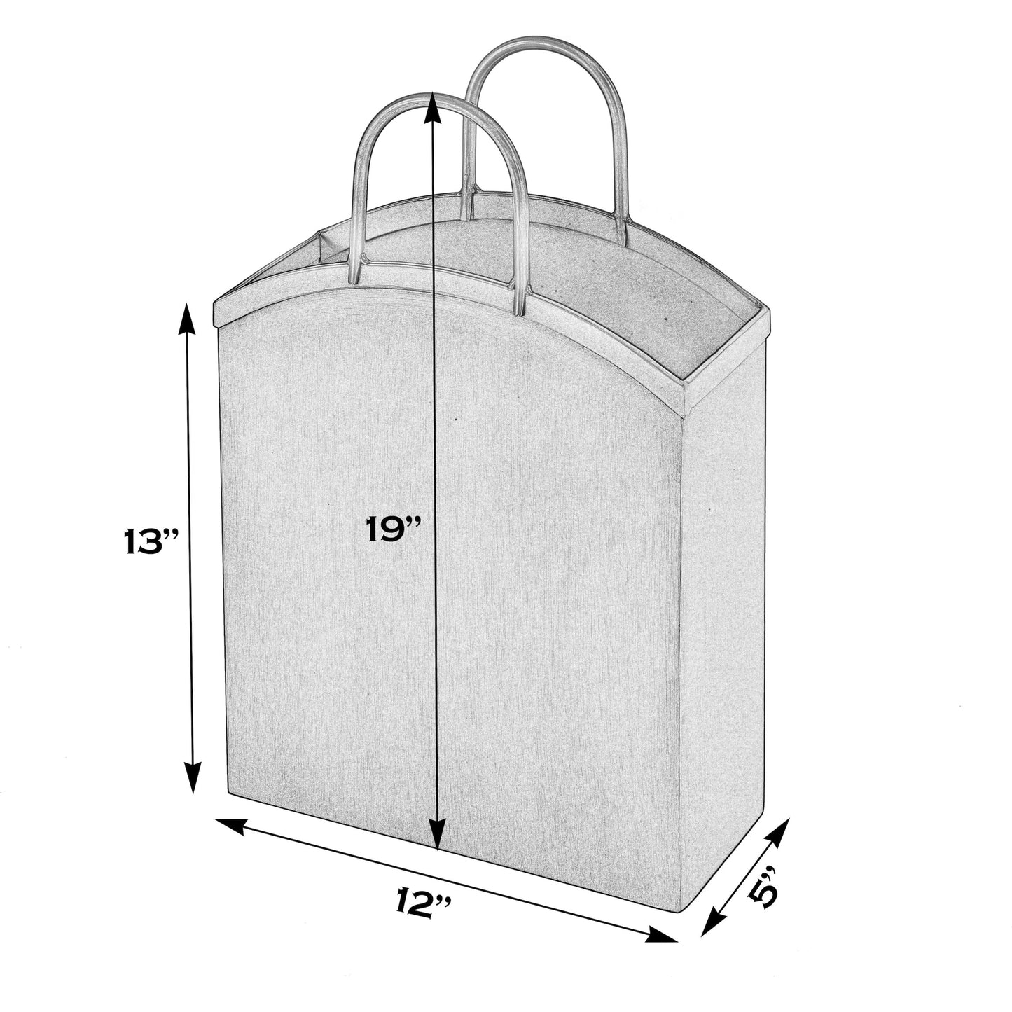 002 SI-2333935 | Additional Silo | Gia Magazine Basket by Butler Specialty Company in antique gold. Made from stainless steel in a modern style.