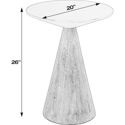 Via Side Table by Butler Specialty Company in natural. Made from mango solids in a transitional style.
