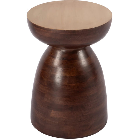 Hayes Side Table by Butler Specialty Company in brown. Made from mango solids in a unique style.