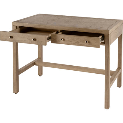 Nora 2 Drawer Writing Desk by Butler Specialty Company. Made from acacia wood, acacia veneer, mdf in a unique style.