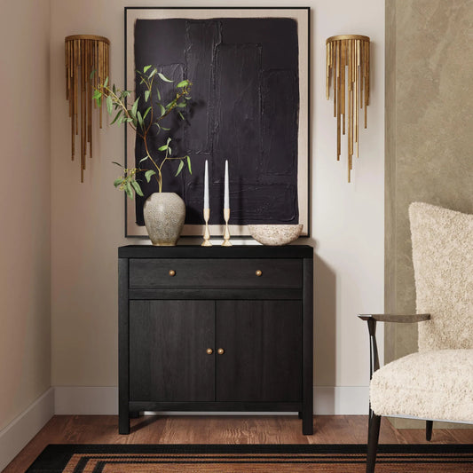 Nora Accent Storage Cabinet by Butler Specialty Company in coffee. Made from acacia wood, acacia veneer, mdf, pine wood, metal in a unique style.