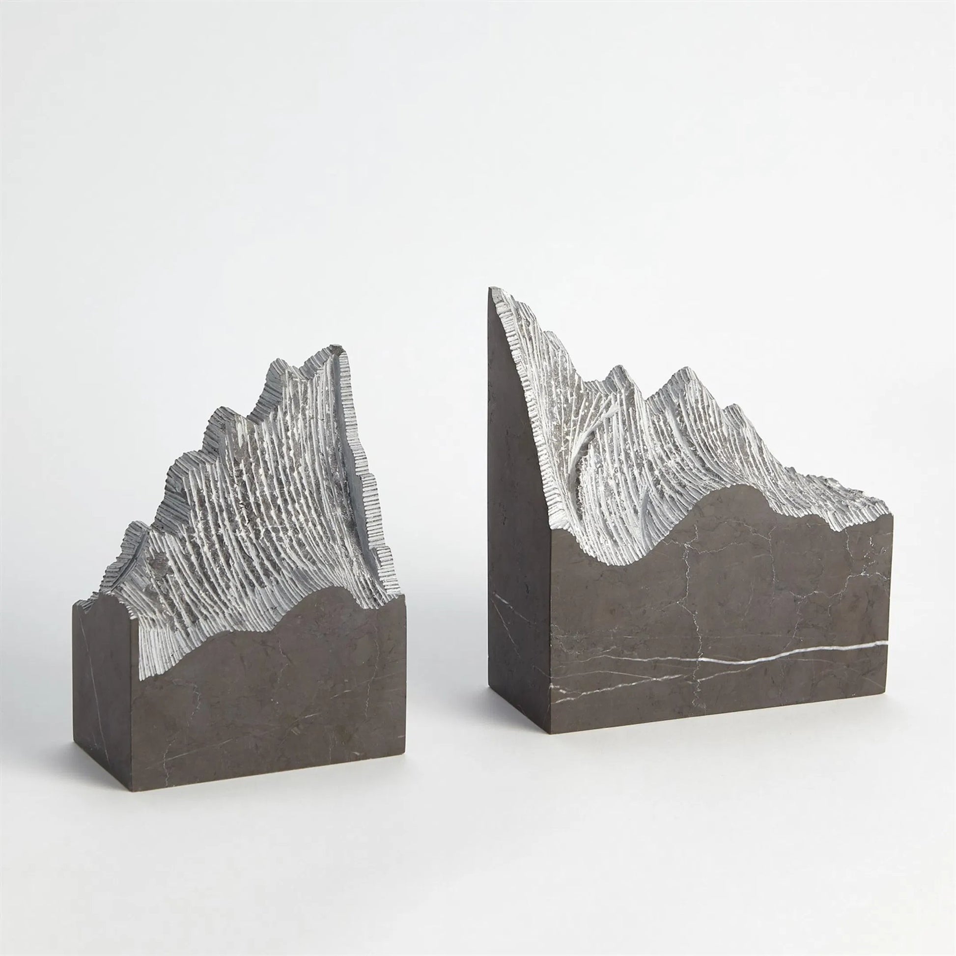 Pair Mountain Summit Bookends by Global Views. Made from unique in a modern style.