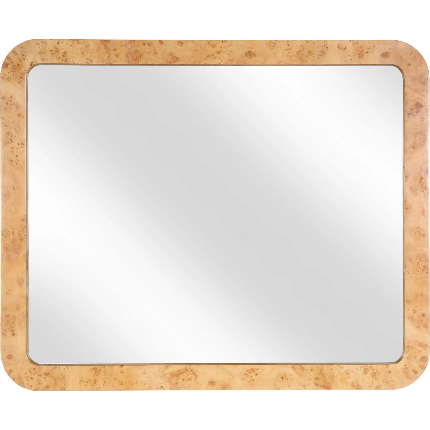 002 SI-2458689 | Additional Silo | Cora Wall Mirror by Butler Specialty Company in light burl. Made from mixed wood, mdf, mirrored glass, mappa burl veneer in a modern style.