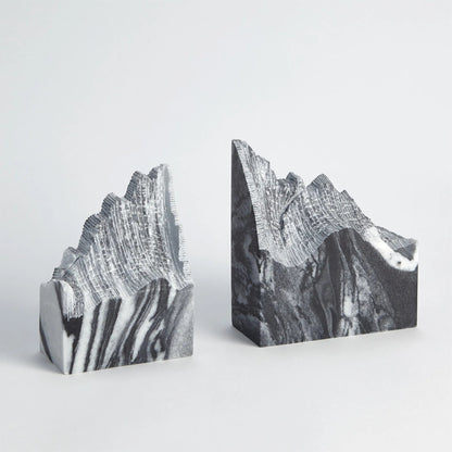 Pair Mountain Summit Bookends by Global Views. Made from unique in a modern style.
