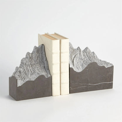 Pair Mountain Summit Bookends by Global Views. Made from unique in a modern style.