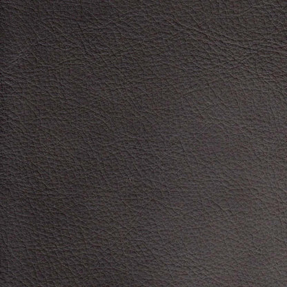 Belfast Ottoman by Hydeline in ash gray. Made from leather in a transitional style.