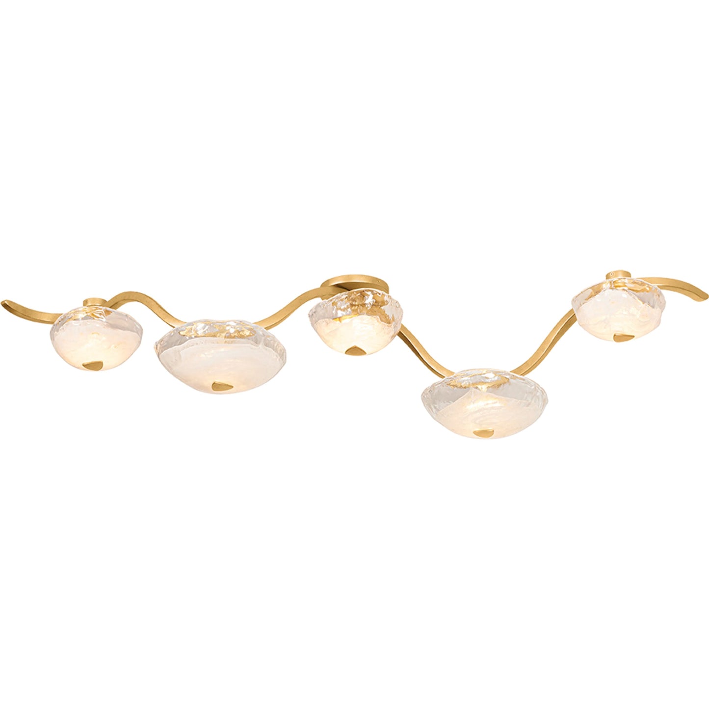 000 SI-2544332 | Primary Silo | Kune Linear by Corbett in vintage gold leaf. Made from steel in a unique style.