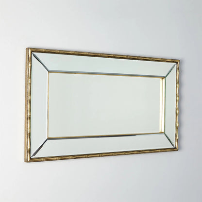 Bamboo Mirror by Global Views. Made from mango, mdf in a rustic style.