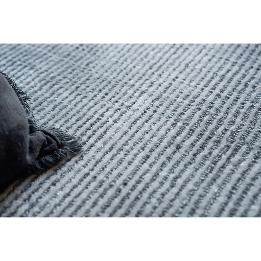 Serenity 5874 Rug by Exquisite Rugs in dark gray. Made from nylon, bamboo silk in a unique style.