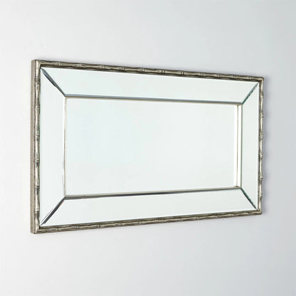 Bamboo Mirror by Global Views. Made from mango, mdf in a rustic style.