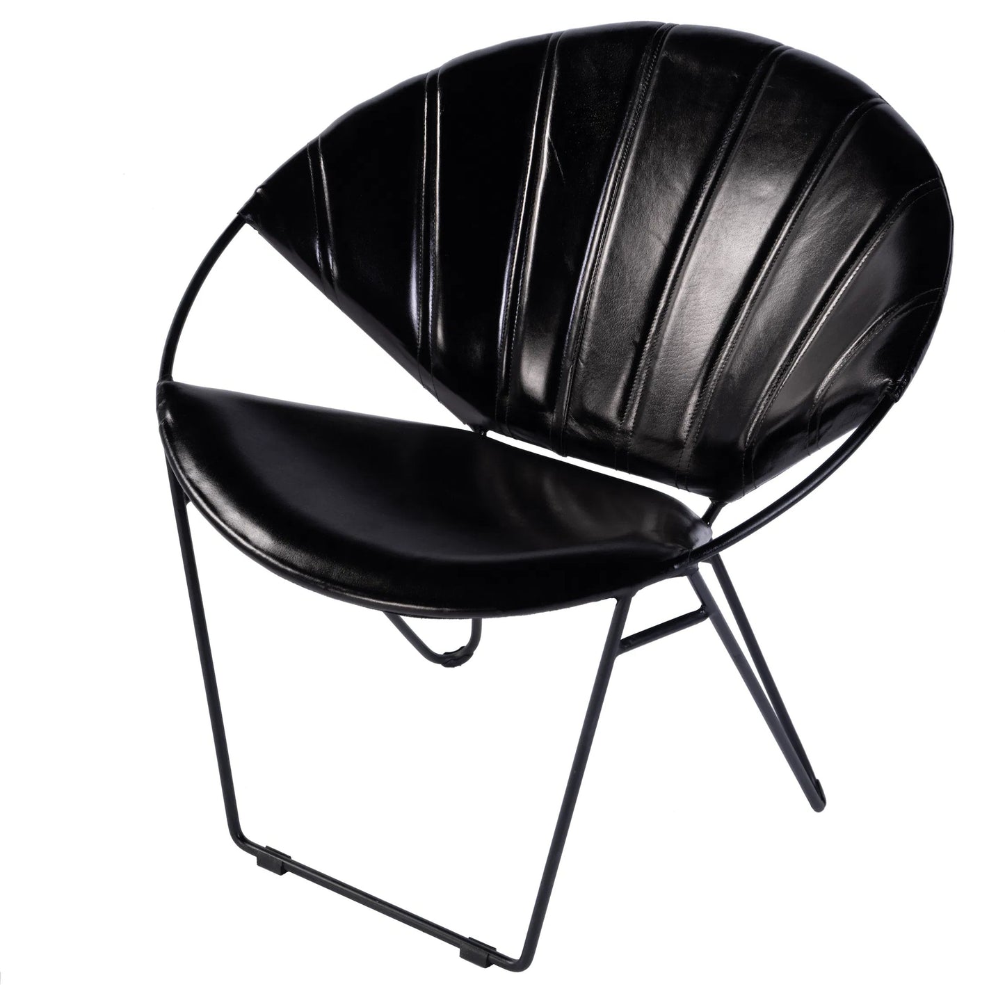 001 SI-2448152 | Primary Silo | Harlan Accent Chair by Butler Specialty Company. Made from iron, leather in a modern style.