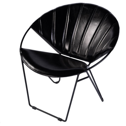 Harlan Accent Chair by Butler Specialty Company. Made from iron, leather in a modern style.