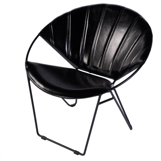 Harlan Accent Chair by Butler Specialty Company. Made from iron, leather in a unique style.