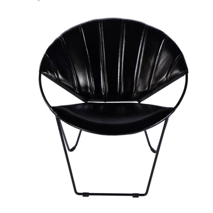 Harlan Accent Chair by Butler Specialty Company. Made from iron, leather in a modern style.