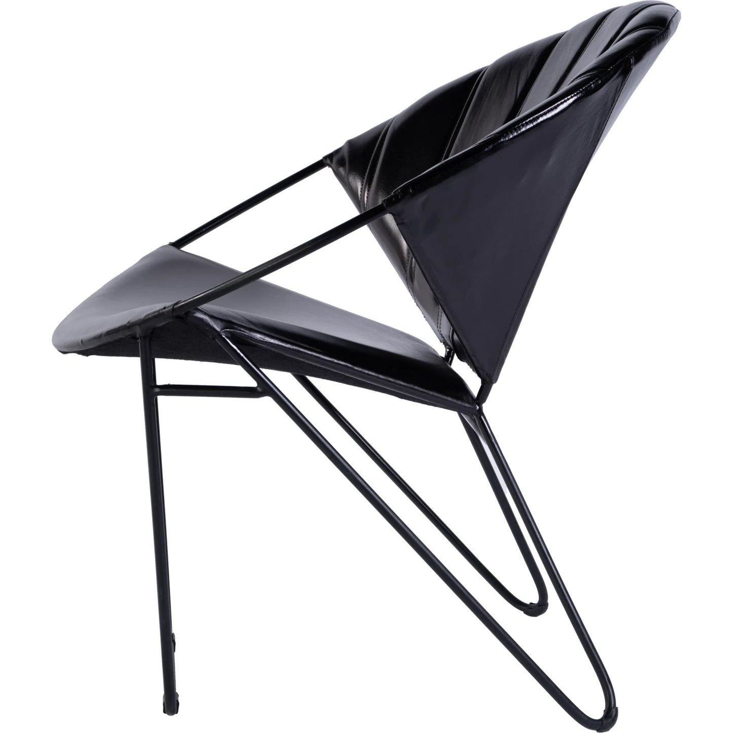 004 SI-2448152 | Additional Silo | Harlan Accent Chair by Butler Specialty Company. Made from iron, leather in a modern style.