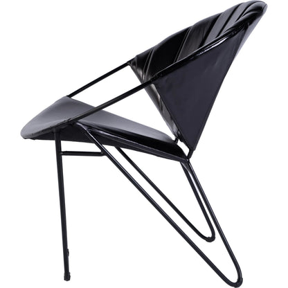 Harlan Accent Chair by Butler Specialty Company. Made from iron, leather in a modern style.