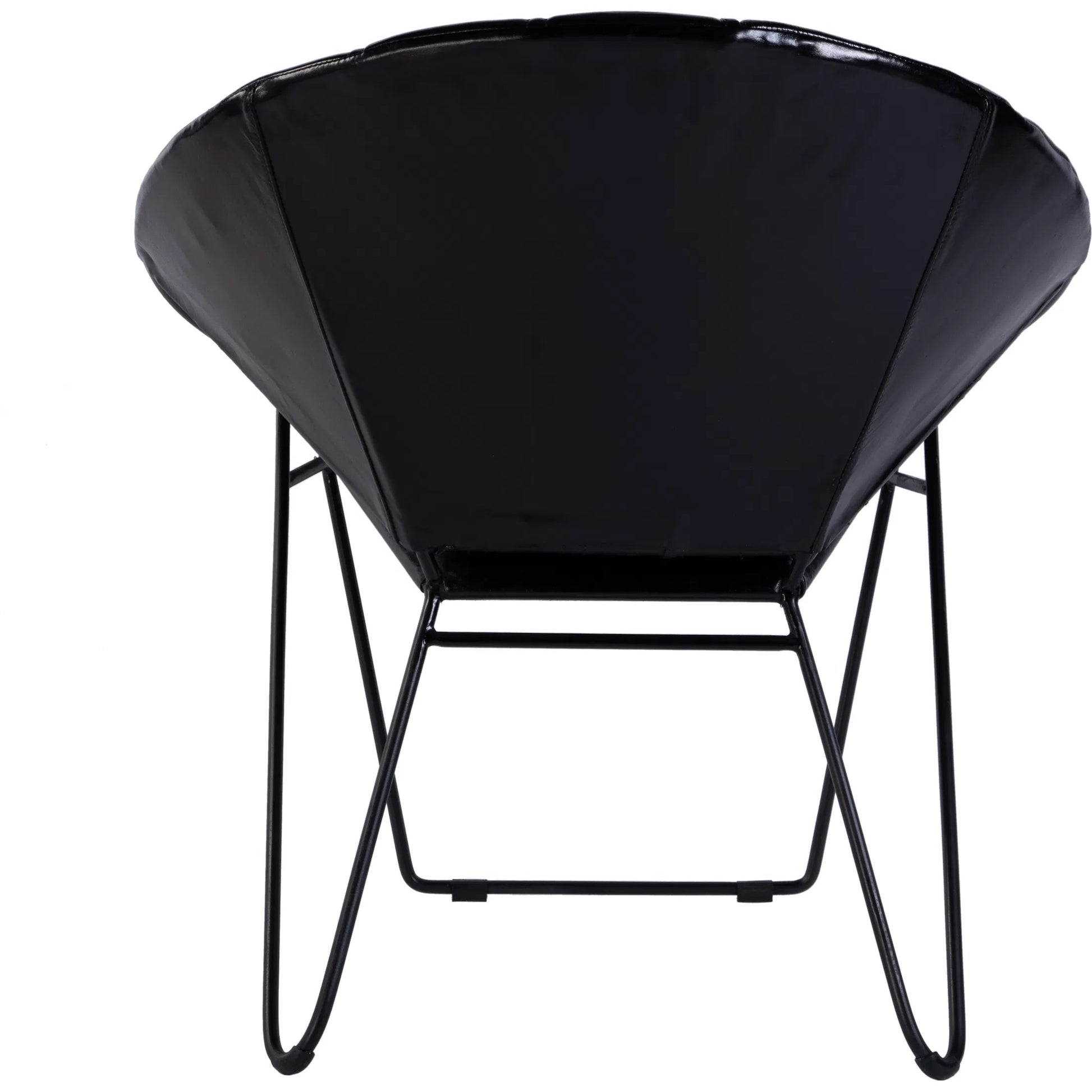 Harlan Accent Chair by Butler Specialty Company. Made from iron, leather in a modern style.