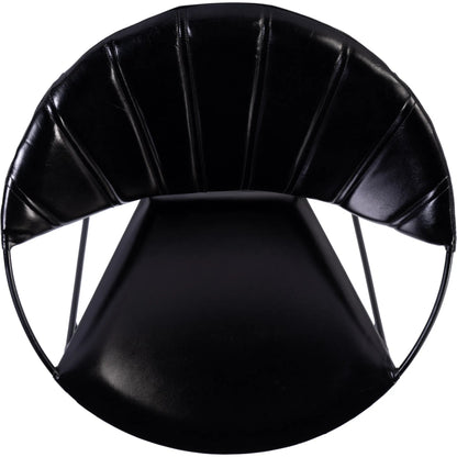 Harlan Accent Chair by Butler Specialty Company. Made from iron, leather in a modern style.