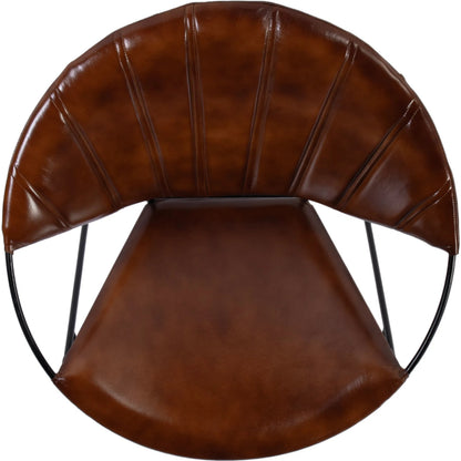 Harlan Accent Chair by Butler Specialty Company. Made from iron, leather in a modern style.