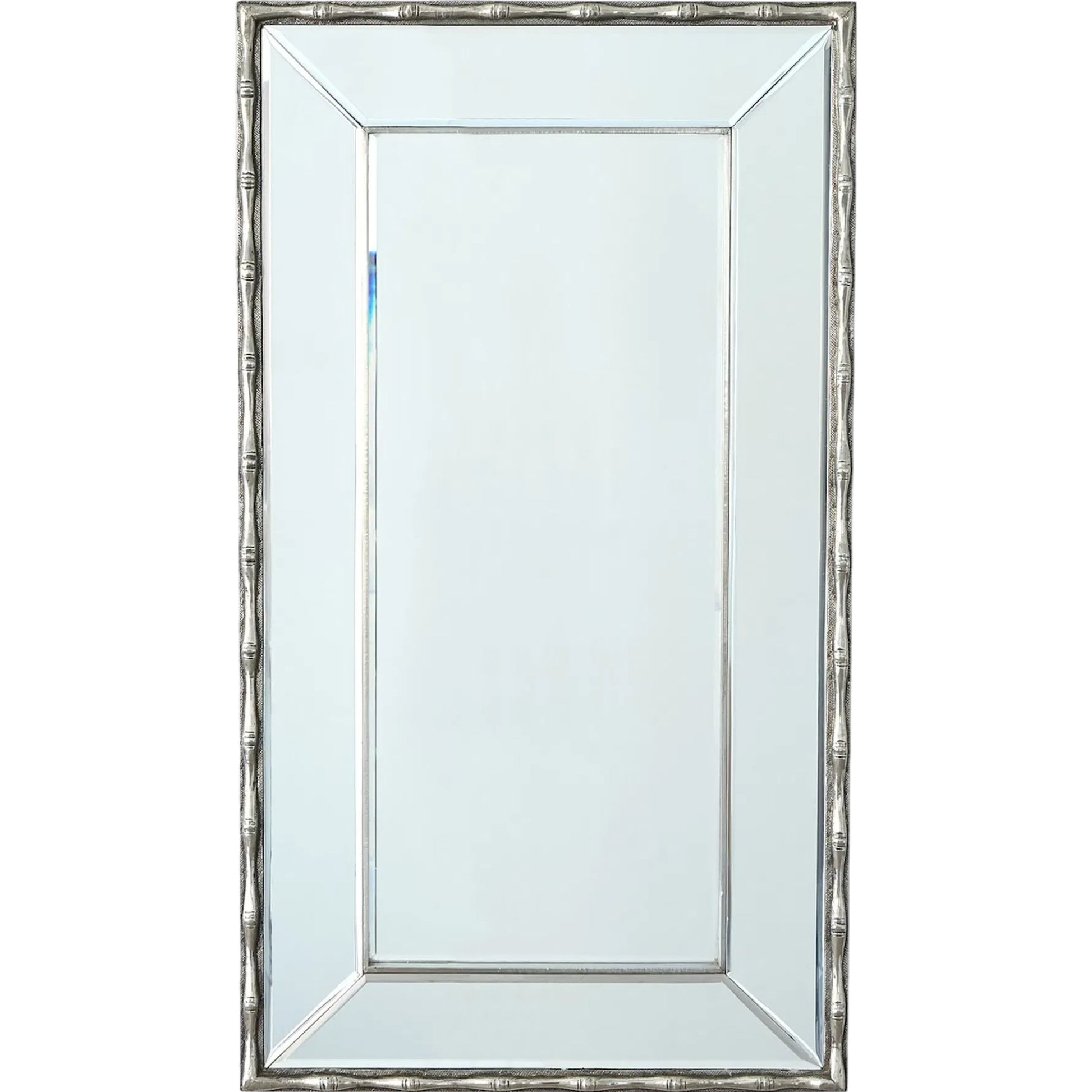 Bamboo Mirror by Global Views in nickel. Made from unique in a unique style.