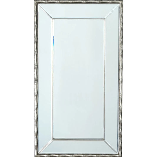 Bamboo Mirror by Global Views in nickel. Made from unique in a unique style.