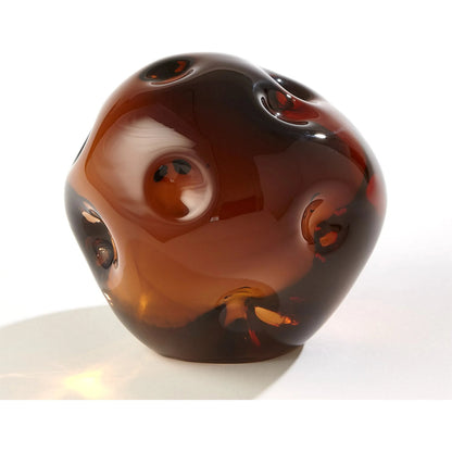 Dimpled Sphere by Global Views. Made from art glass in a eclectic & global style.