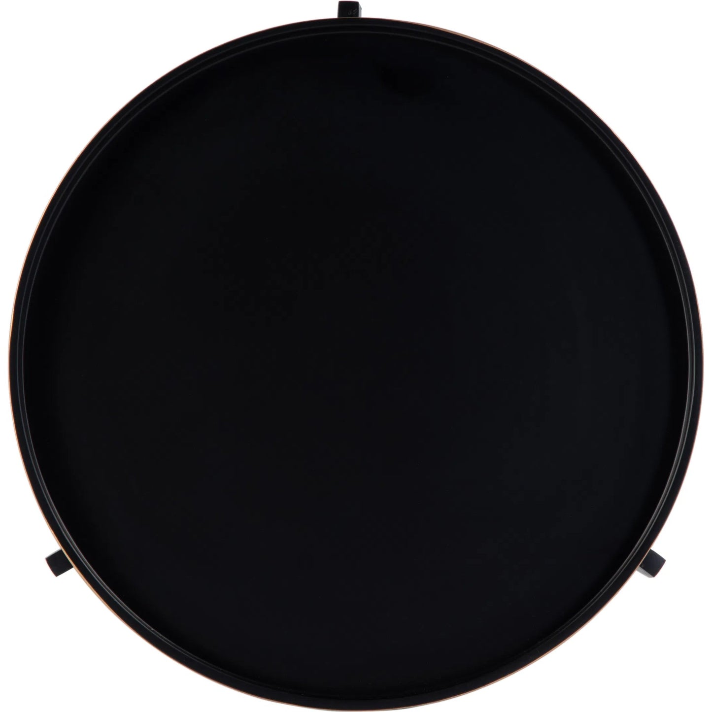 006 SI-2333967 | Closeup | Lucca Side Table by Butler Specialty Company in black. Made from iron, aluminum in a modern style.