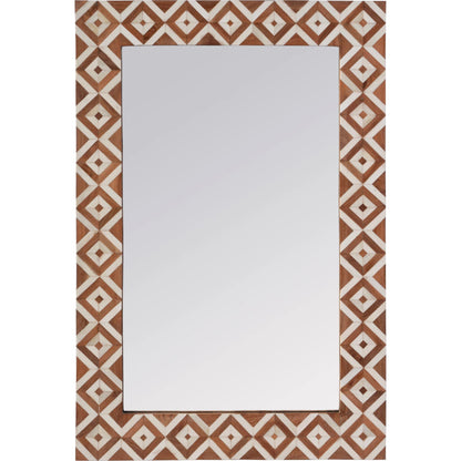 Verona Rectangular Bone-Inlay Wall Mirror by Butler Specialty Company. Made from mdf, mirror, acacia, resin in a eclectic & global style.