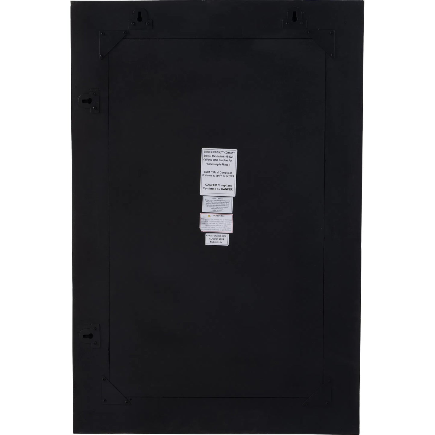 006 SI-2379634 | Additional Silo | Verona Rectangular Bone-Inlay Wall Mirror by Butler Specialty Company. Made from mdf, mirror, acacia, resin in a eclectic & global style.